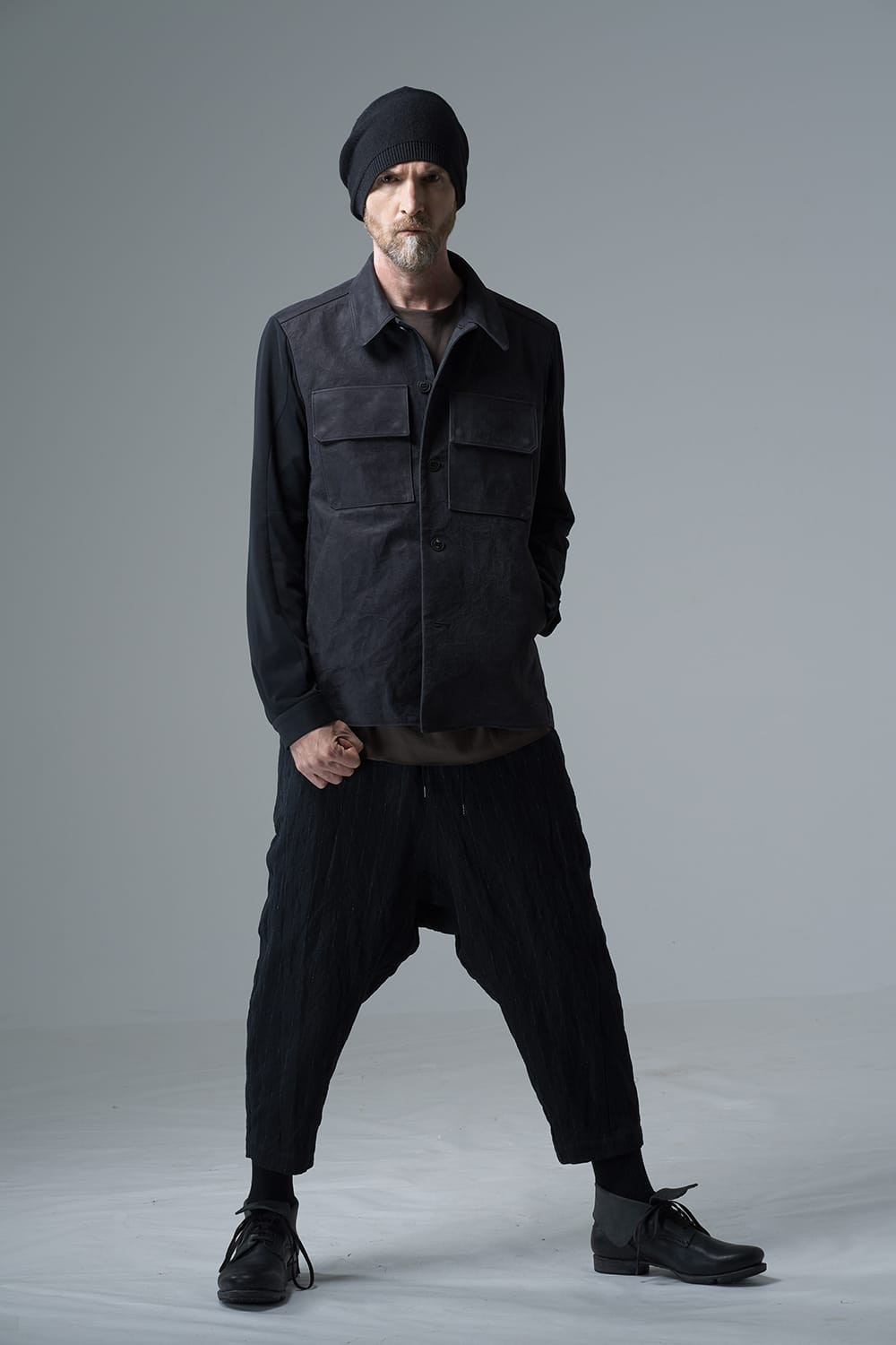 Leather CPO shirt Dyneema leather