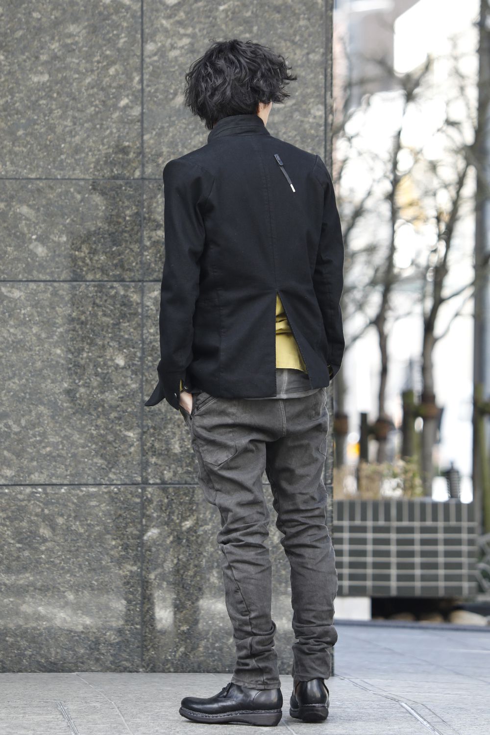 FASCINATE Limited Denim Slim Pants Charcoal