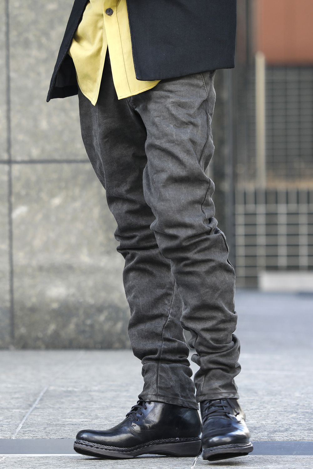 FASCINATE Limited Denim Slim Pants Charcoal