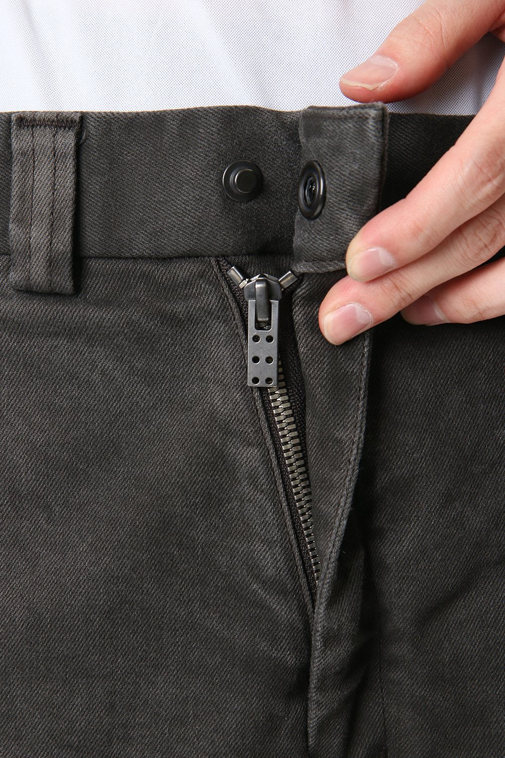 FASCINATE Limited Denim Slim Pants Charcoal