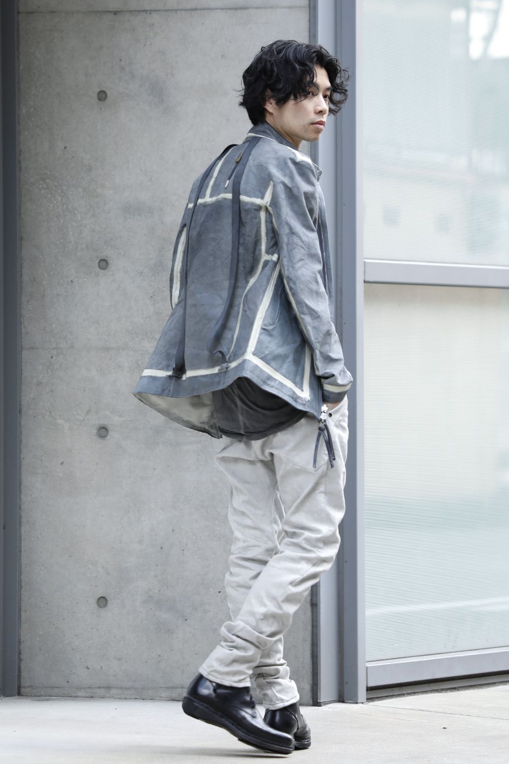 FASCINATE Limited Denim Slim Pants L.Charcoal