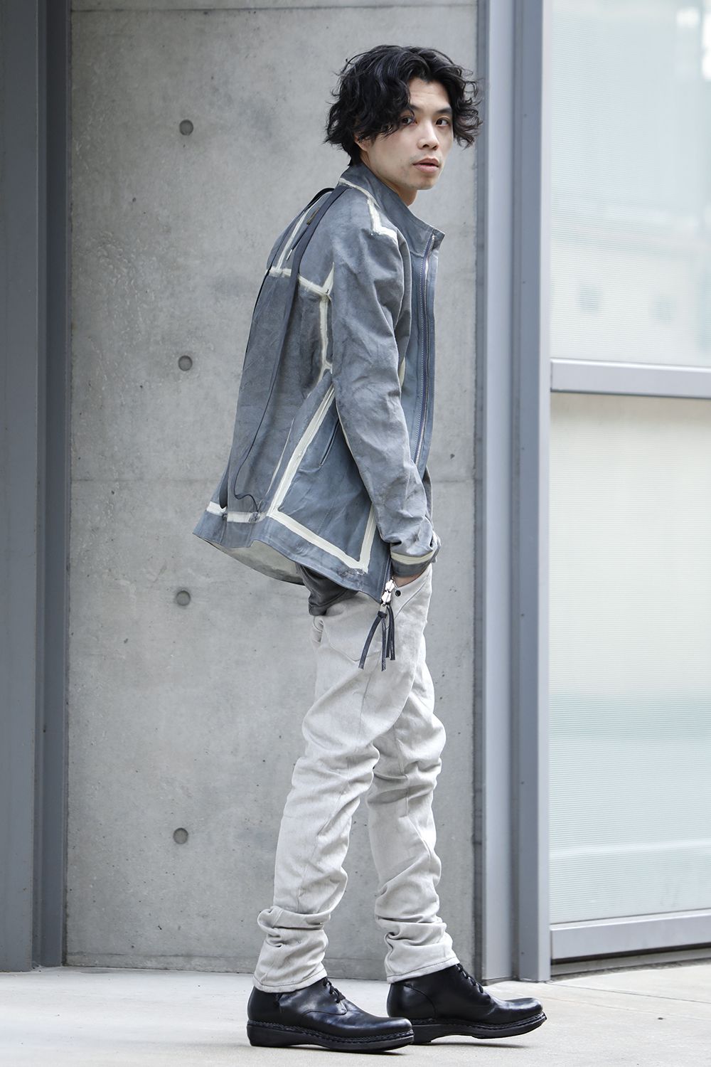 FASCINATE Limited Denim Slim Pants L.Charcoal