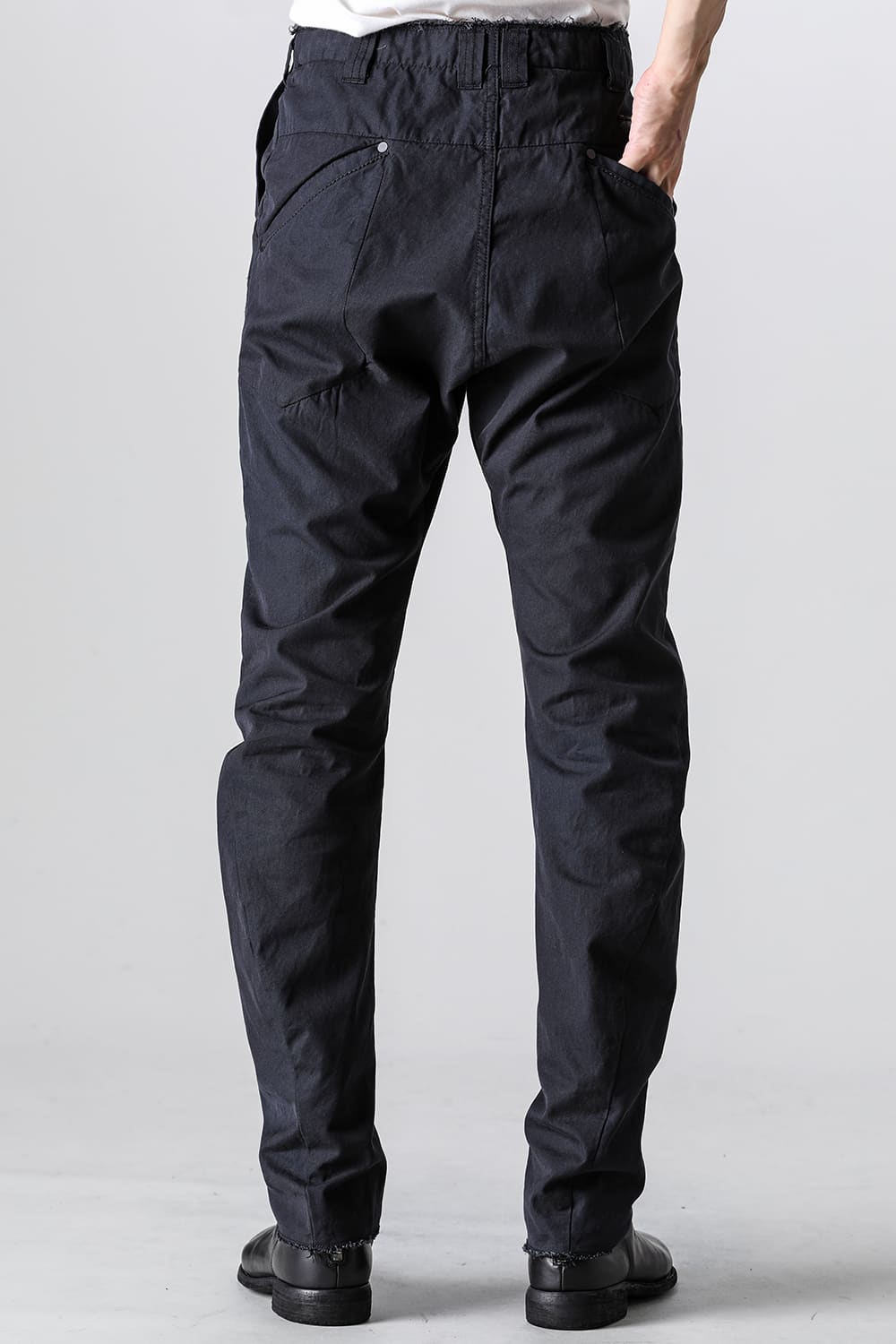 Slim pants high density cotton