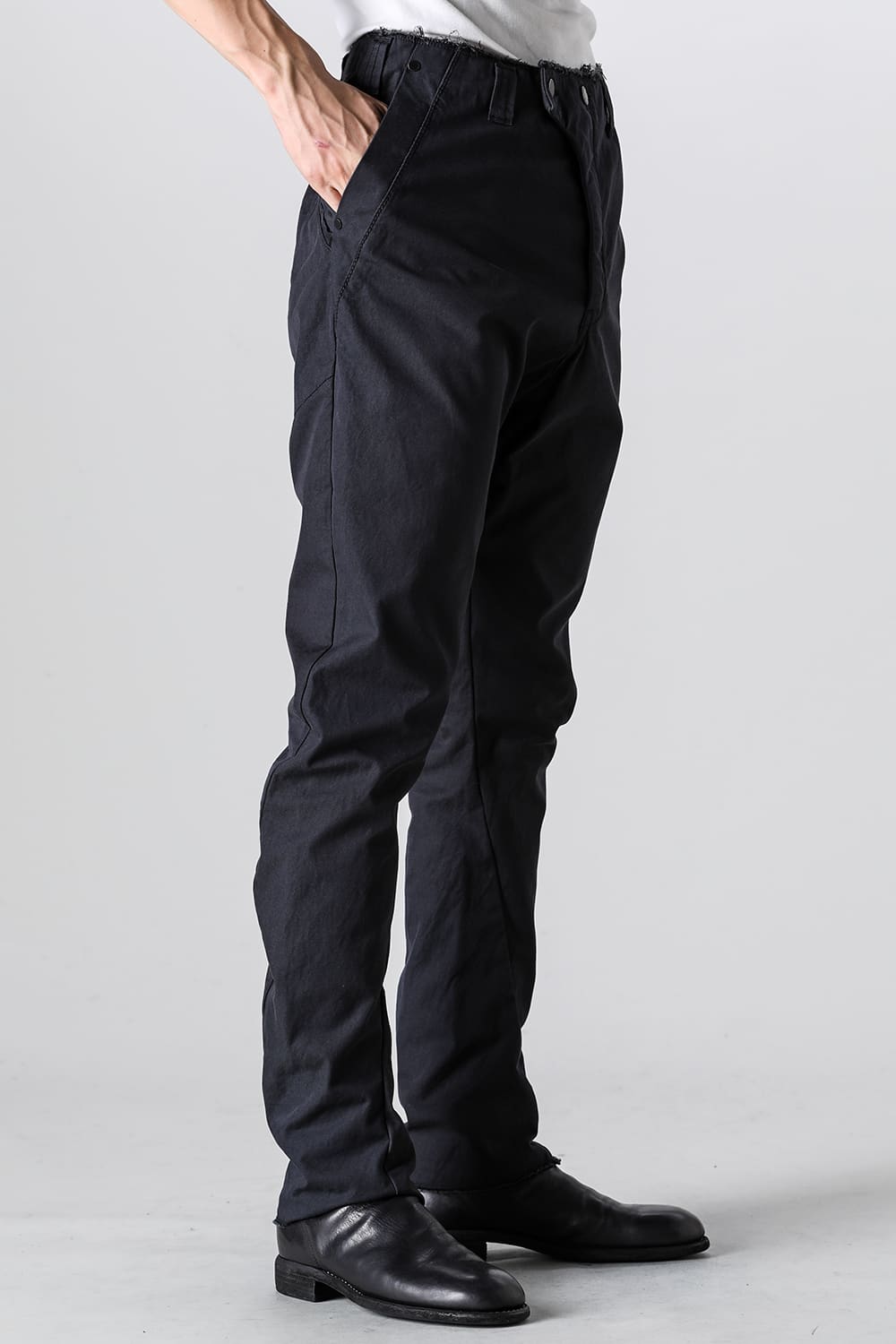 Slim pants high density cotton