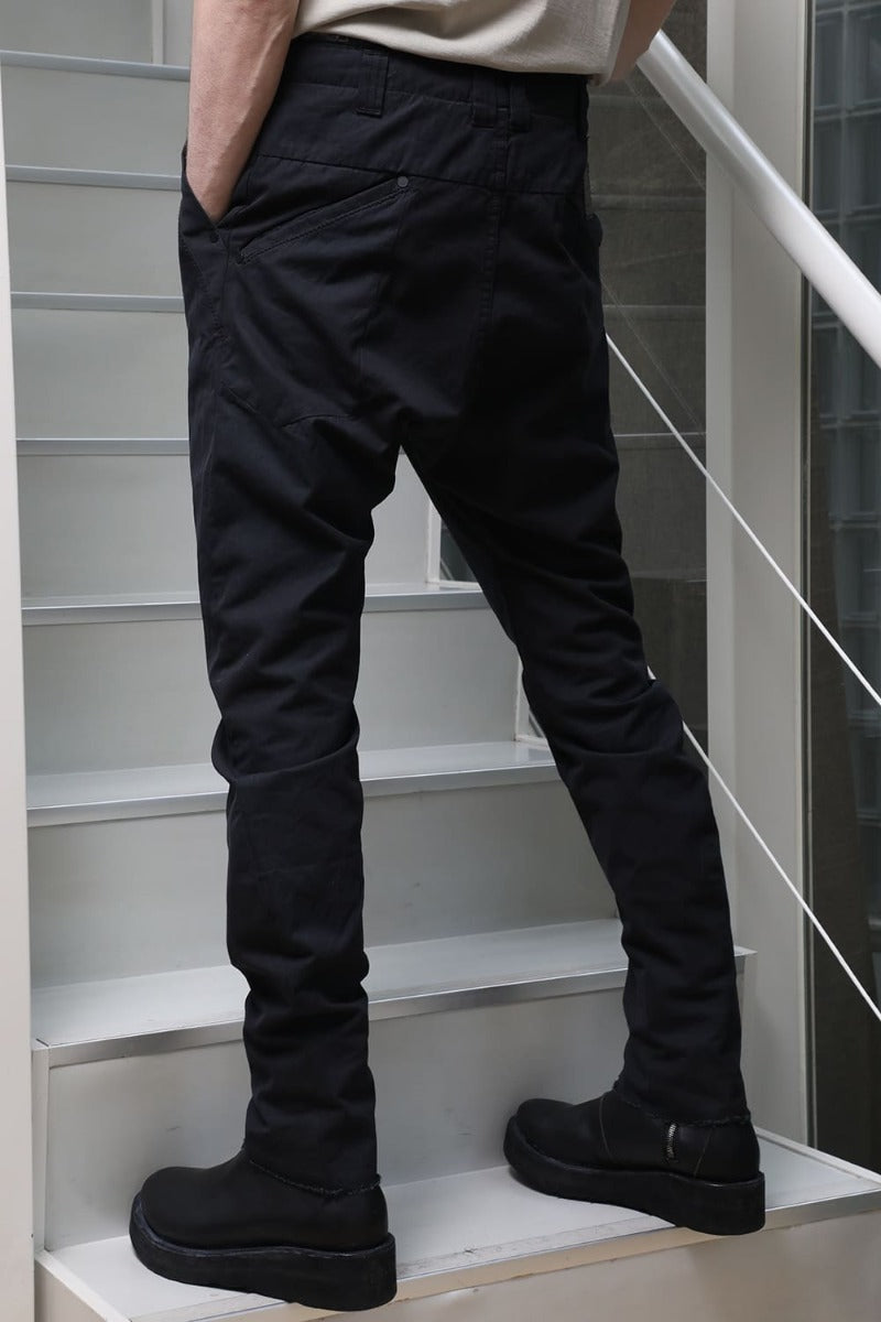 Slim pants high density cotton