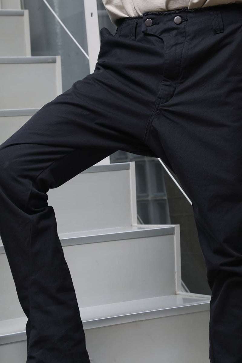 Slim pants high density cotton