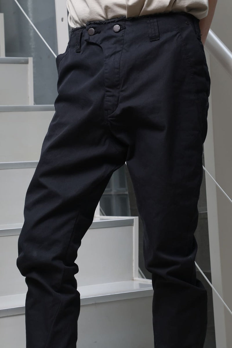 Slim pants high density cotton