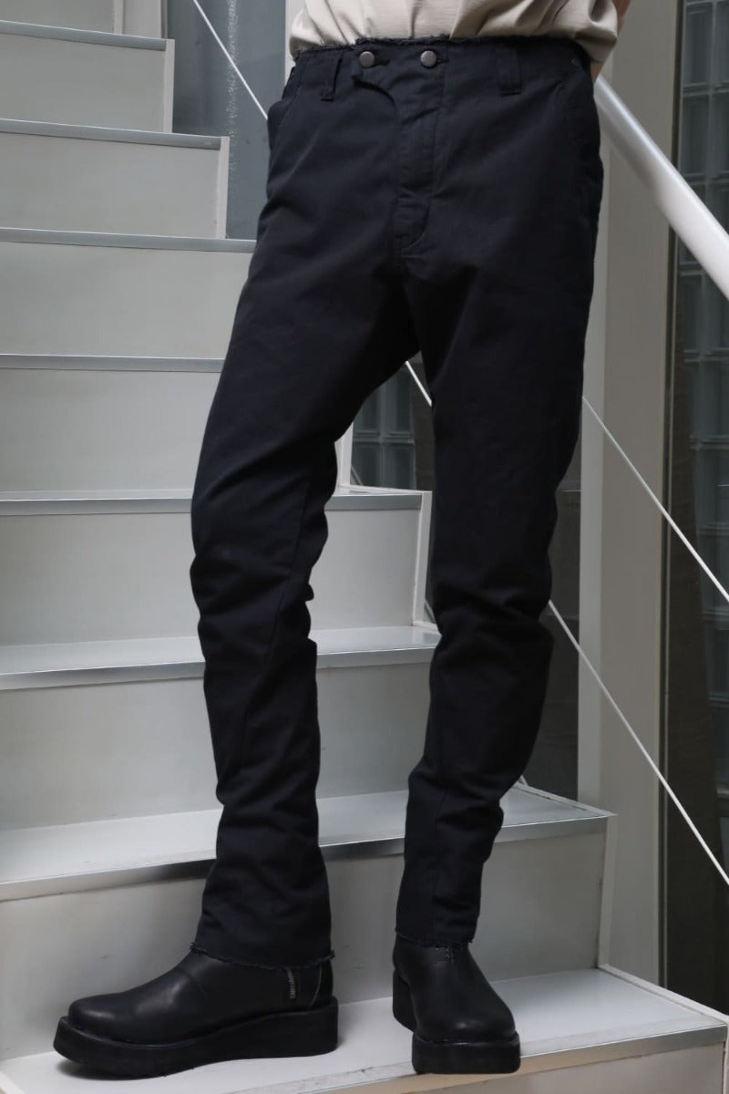 Slim pants high density cotton