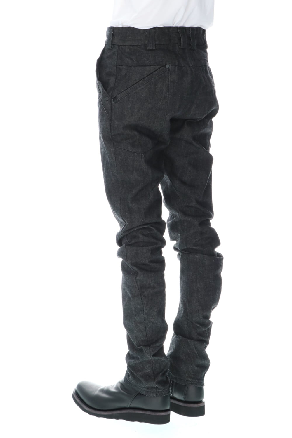 Denim 13oz cotton selvedge Black