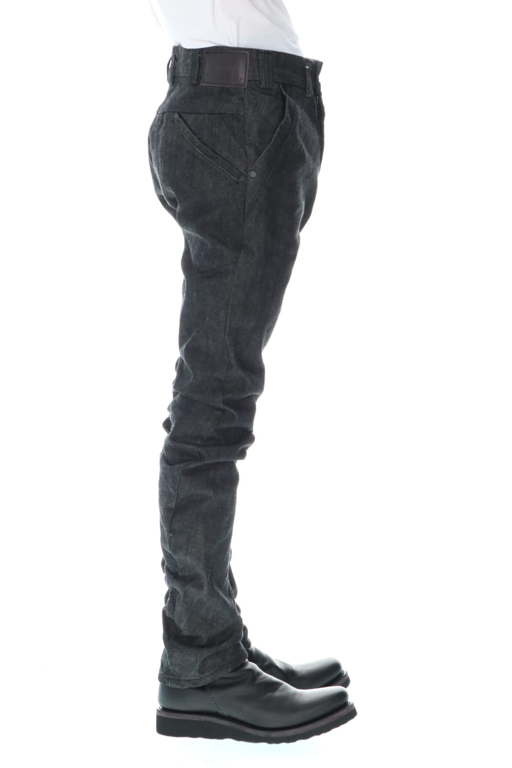 Denim 13oz cotton selvedge Black