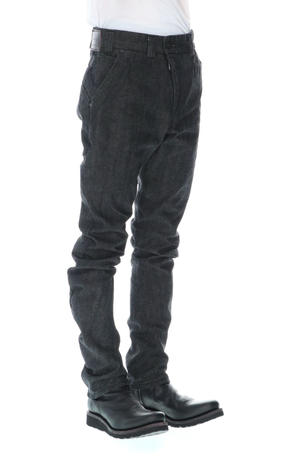 Denim 13oz cotton selvedge Black