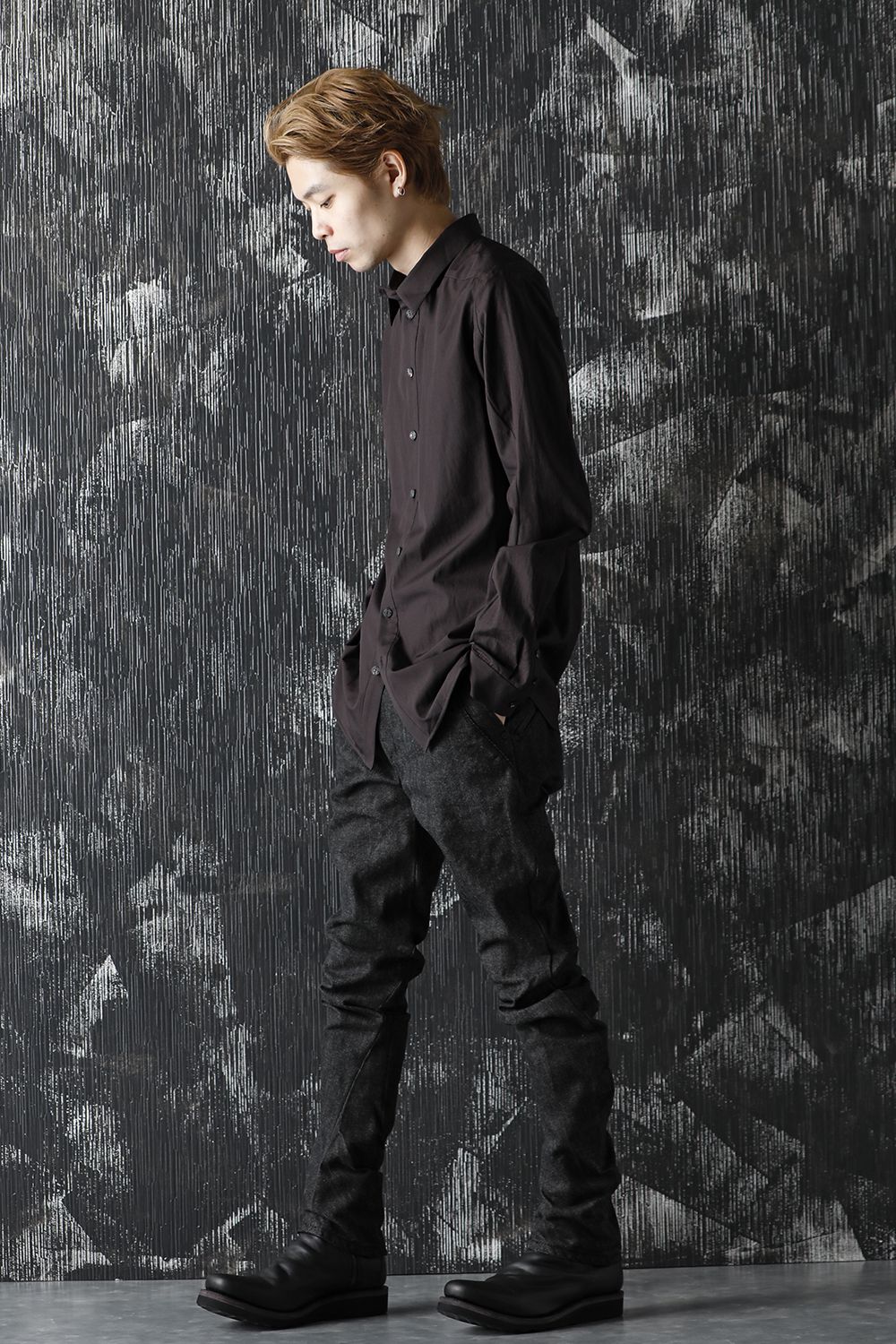 Denim 13oz cotton selvedge Black