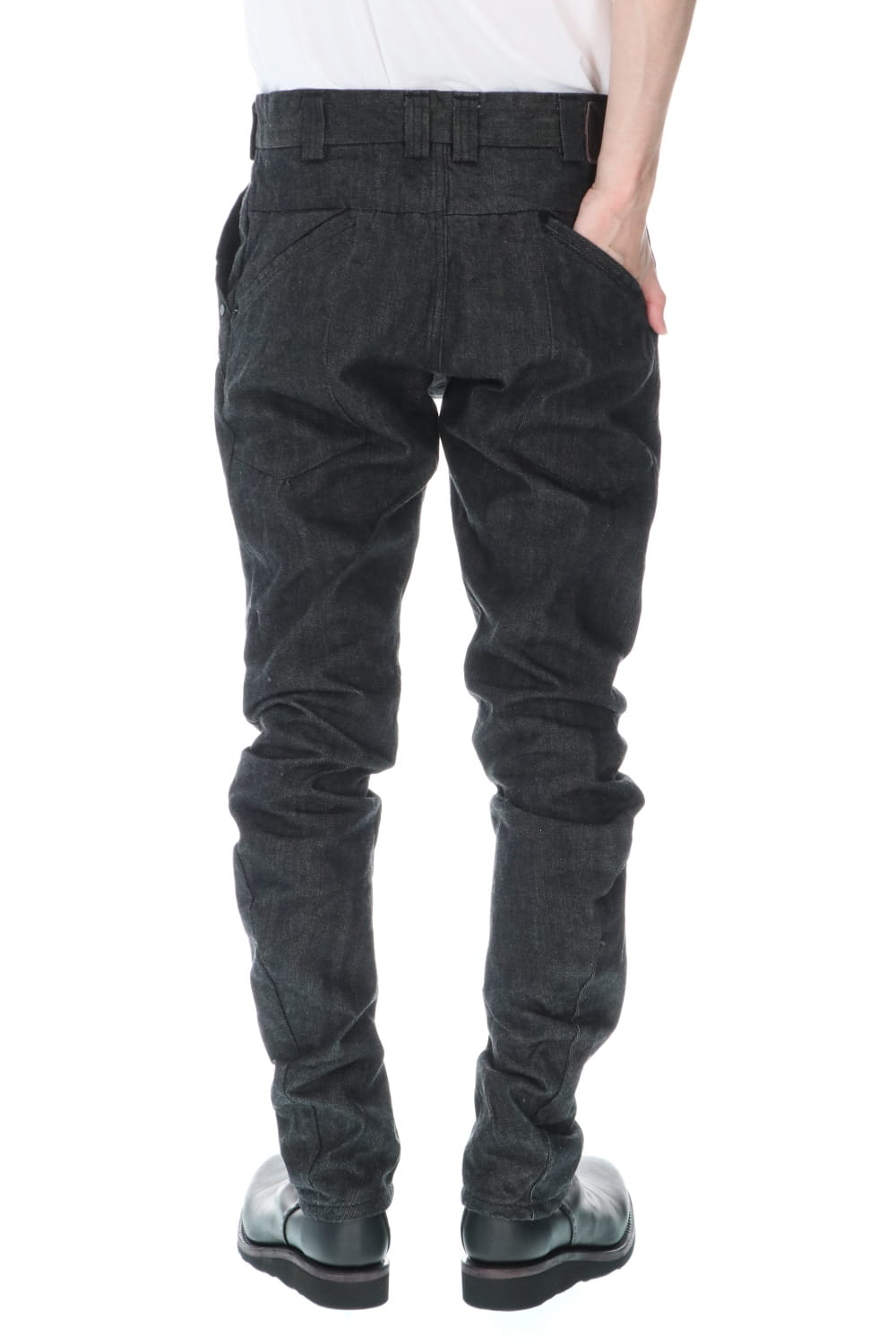 Denim 13oz cotton selvedge Black