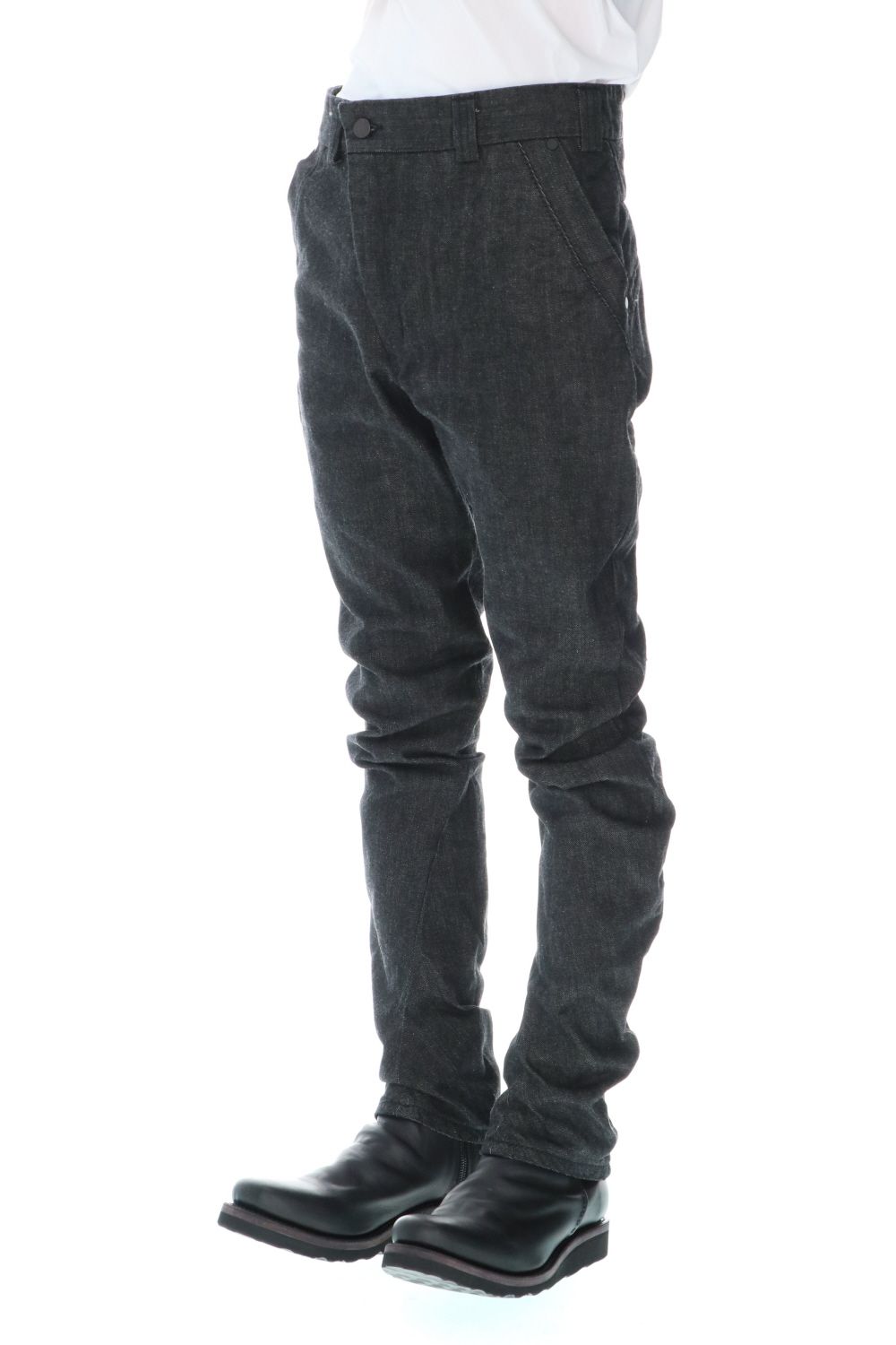 Denim 13oz cotton selvedge Black