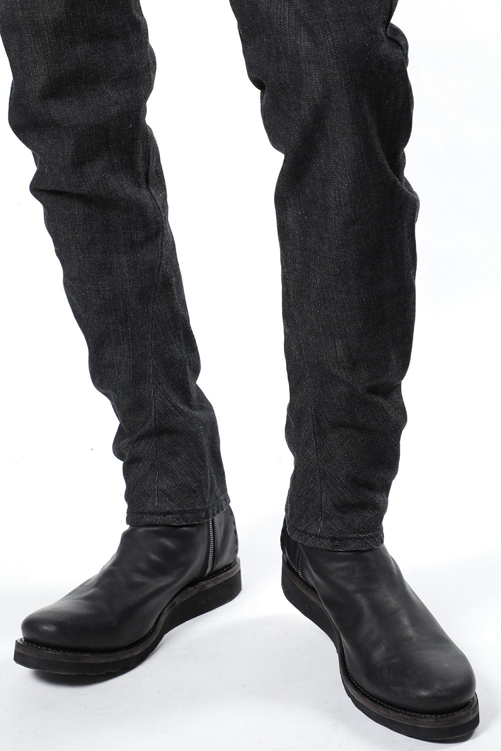 Denim 13oz cotton selvedge Black