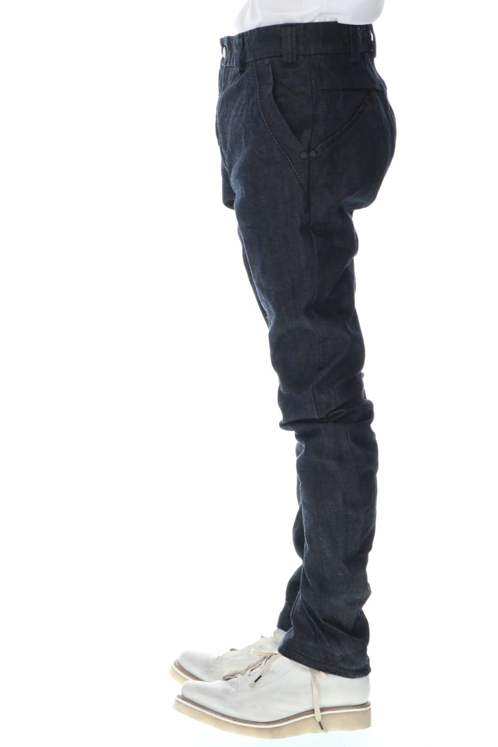 Denim 13oz cotton selvedge Indigo Blue