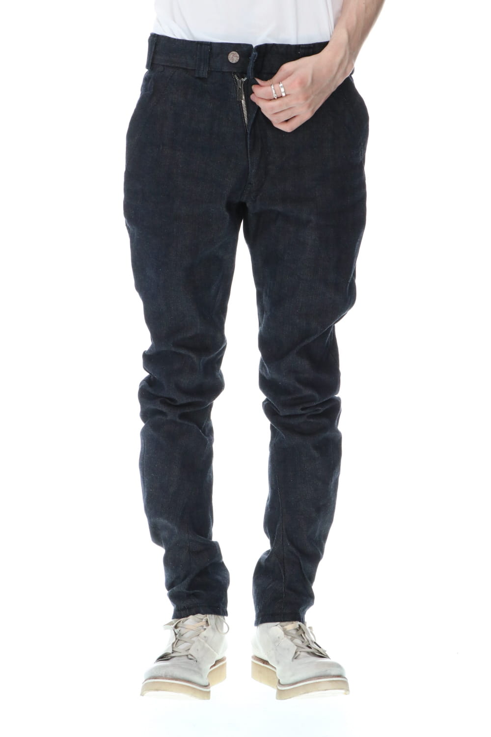 Denim 13oz cotton selvedge Indigo Blue