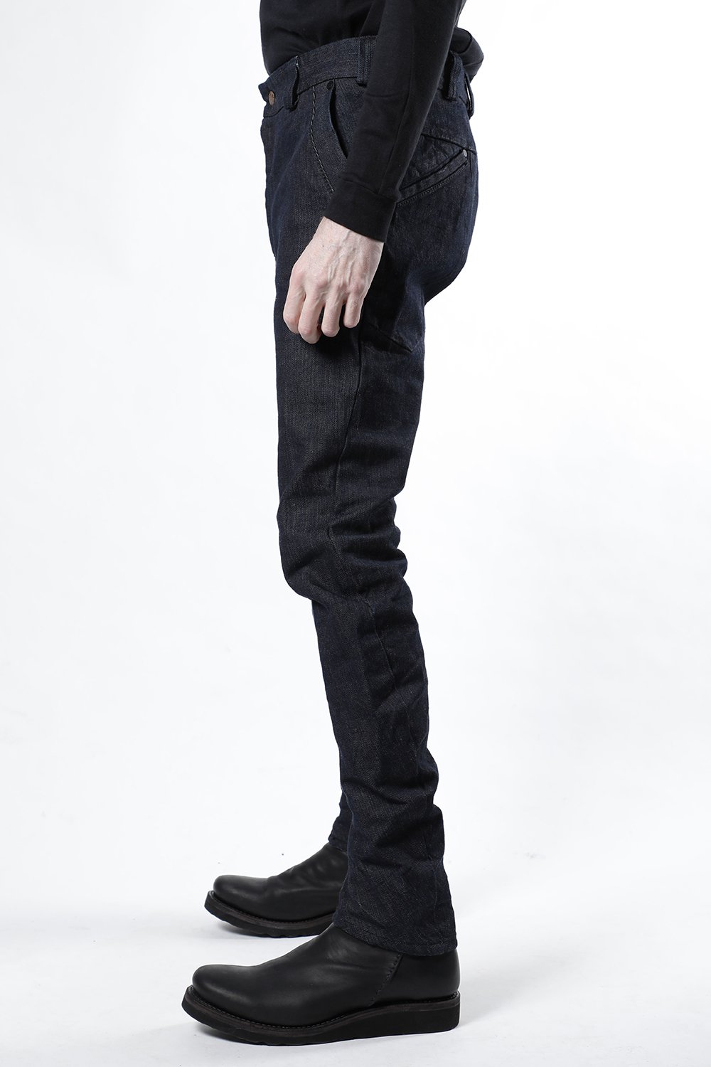 Denim 13oz cotton selvedge Indigo Blue