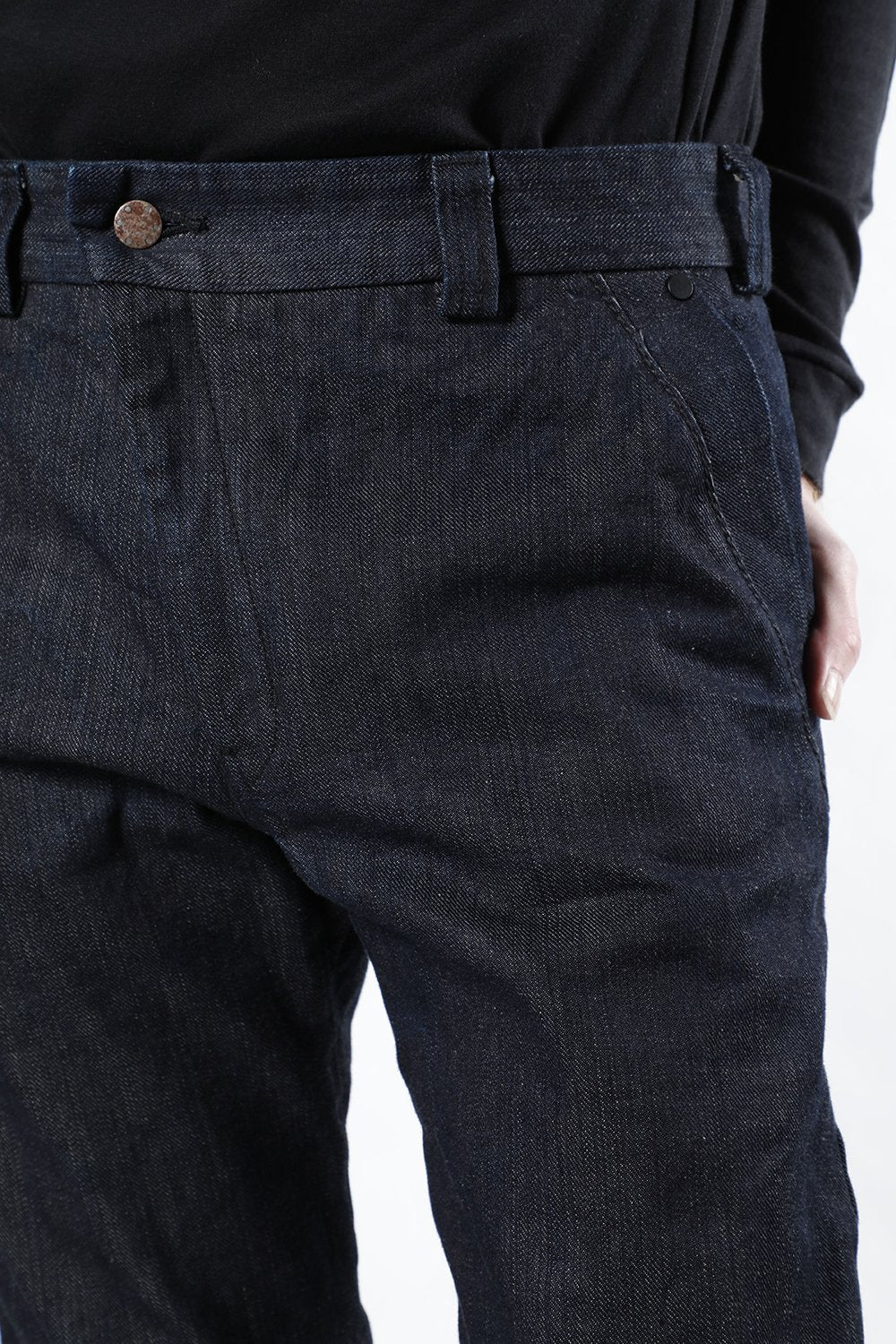 Denim 13oz cotton selvedge Indigo Blue