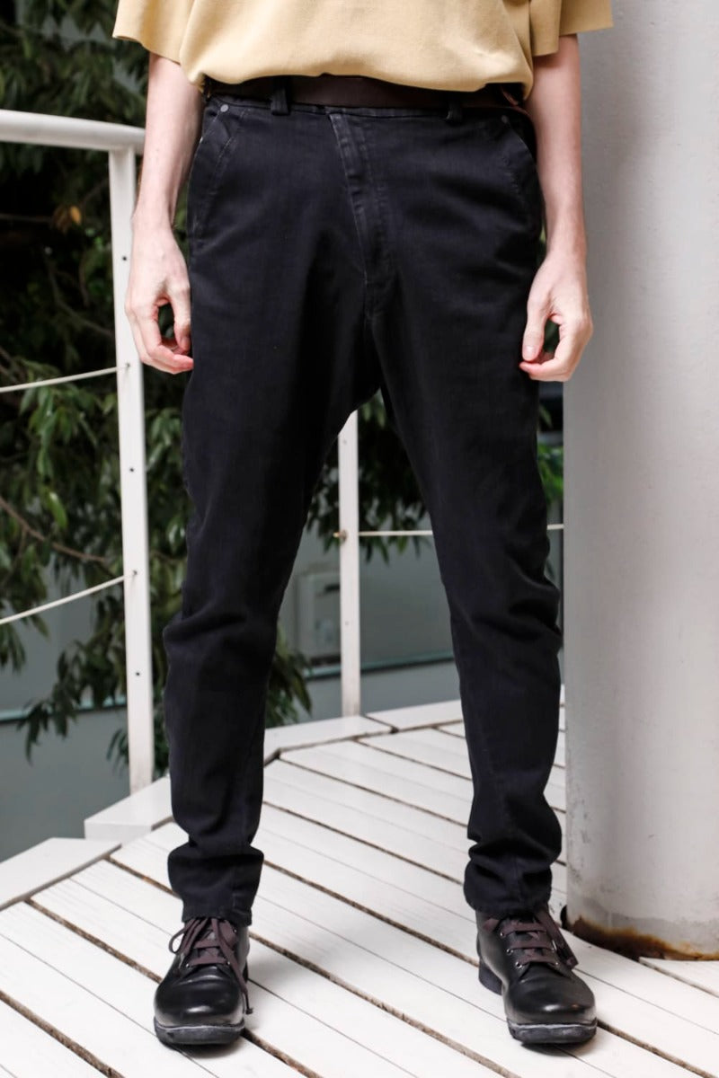 スリム パンツ 9oz ストレッチ デニム Black