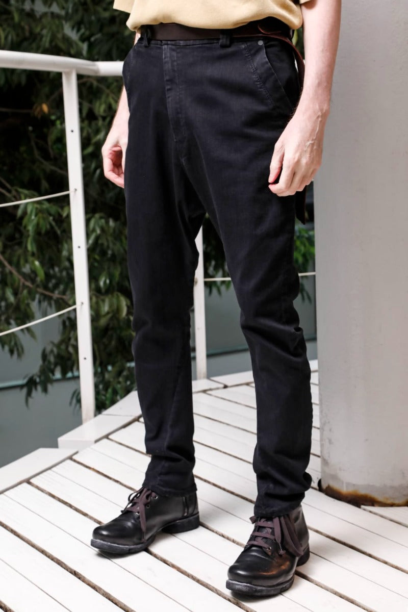 スリム パンツ 9oz ストレッチ デニム Black