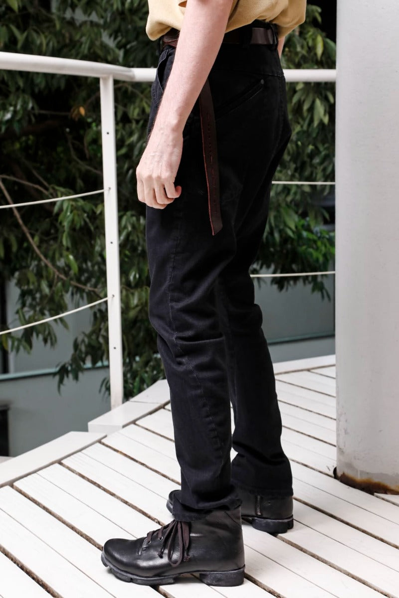 スリム パンツ 9oz ストレッチ デニム Black