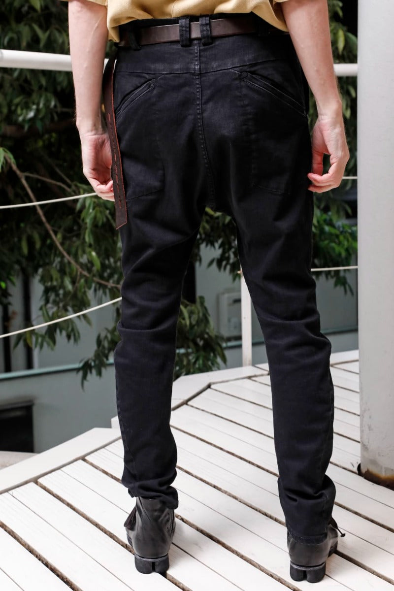 スリム パンツ 9oz ストレッチ デニム Black