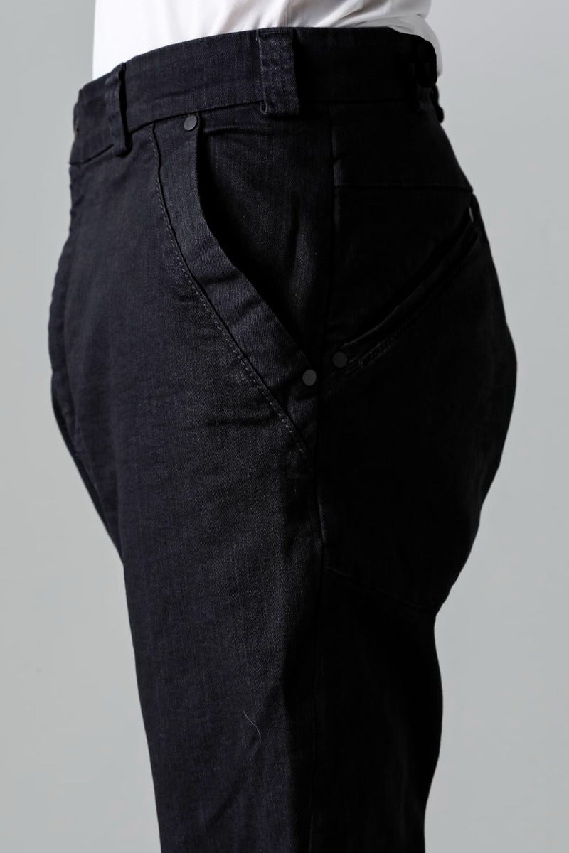 スリム パンツ 9oz ストレッチ デニム Black