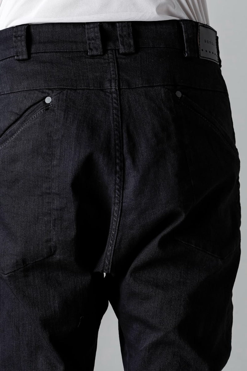 スリム パンツ 9oz ストレッチ デニム Black