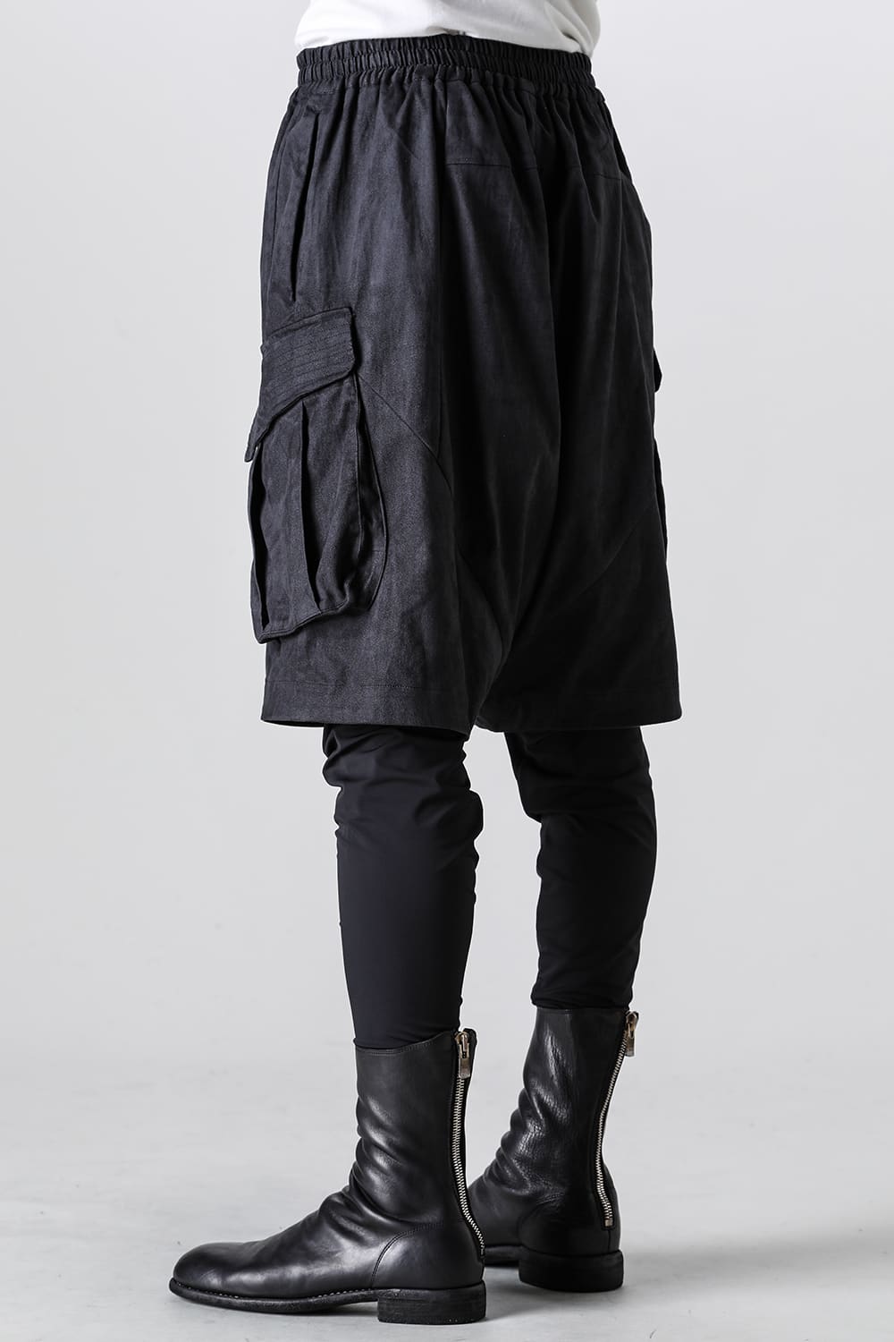 レイヤード パンツ ポリエステル スエード