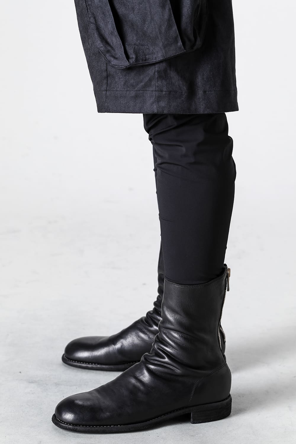 レイヤード パンツ ポリエステル スエード