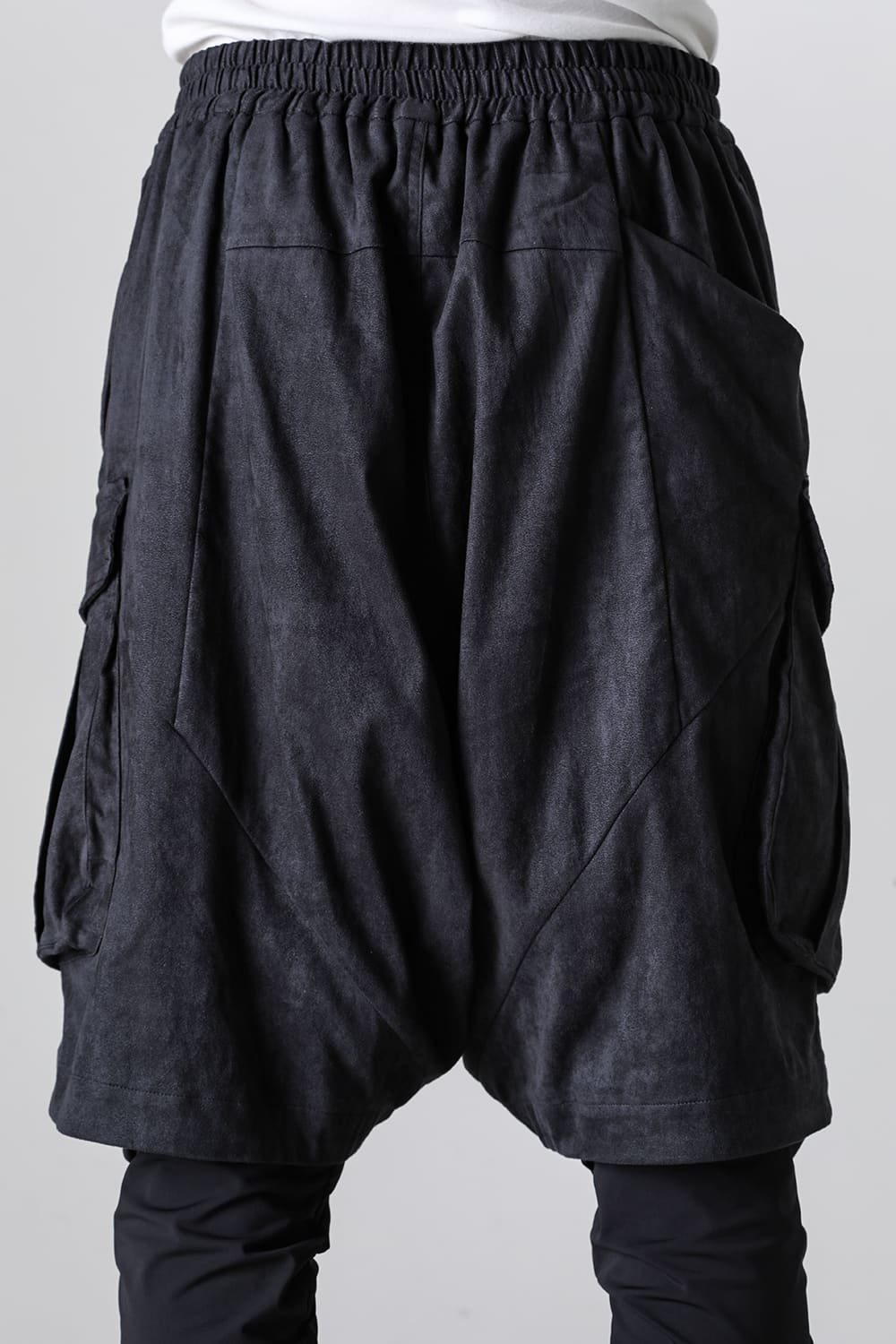 レイヤード パンツ ポリエステル スエード