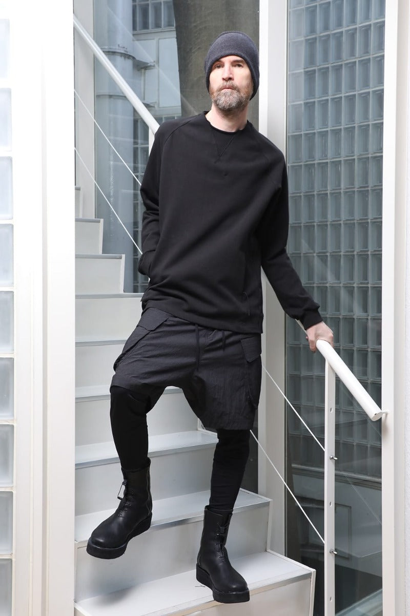 レイヤード パンツ ポリエステル スエード