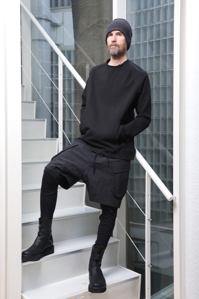 レイヤード パンツ ポリエステル スエード