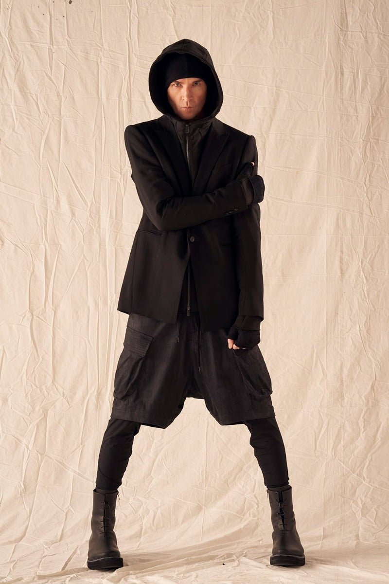 レイヤード パンツ ポリエステル スエード