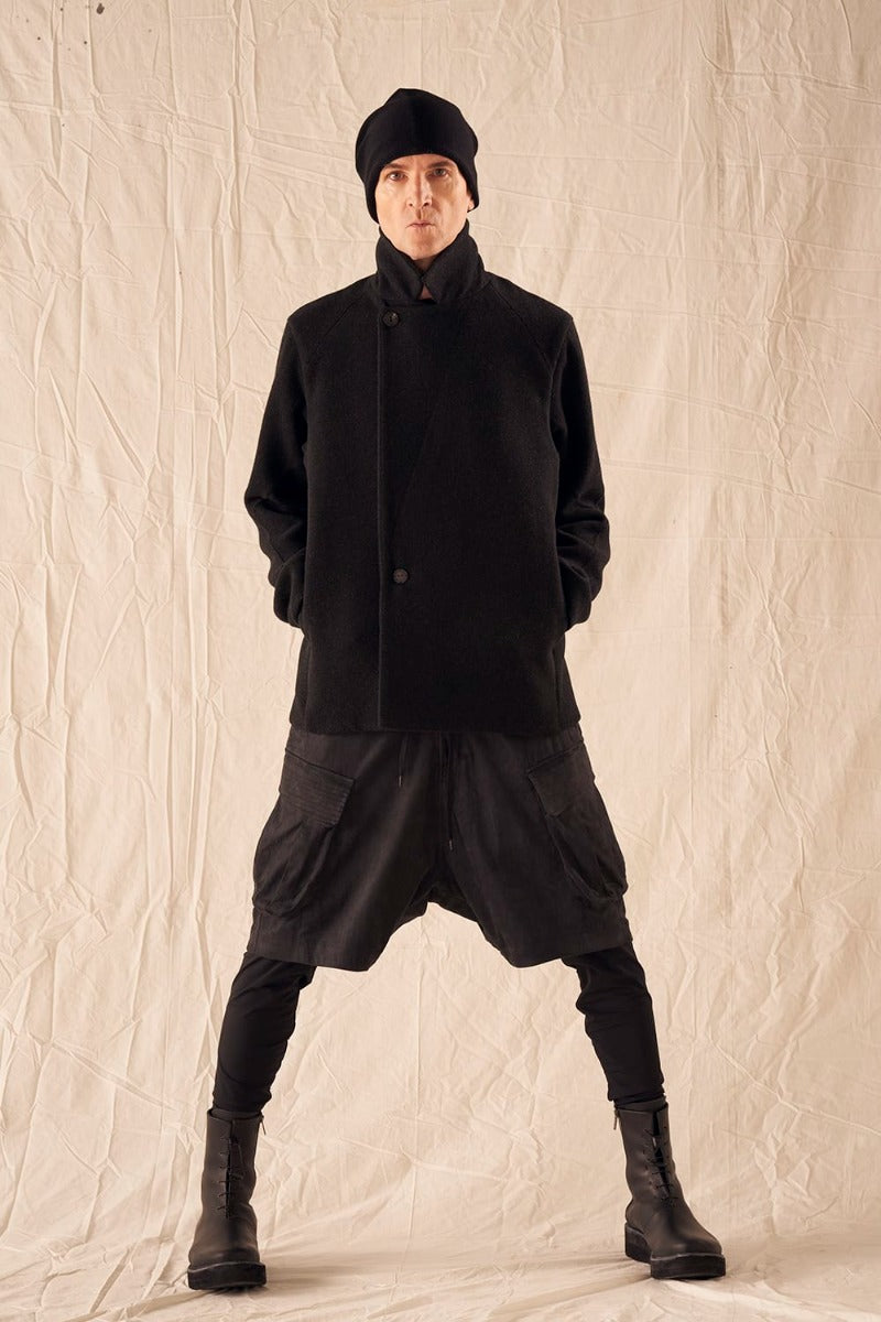 レイヤード パンツ ポリエステル スエード