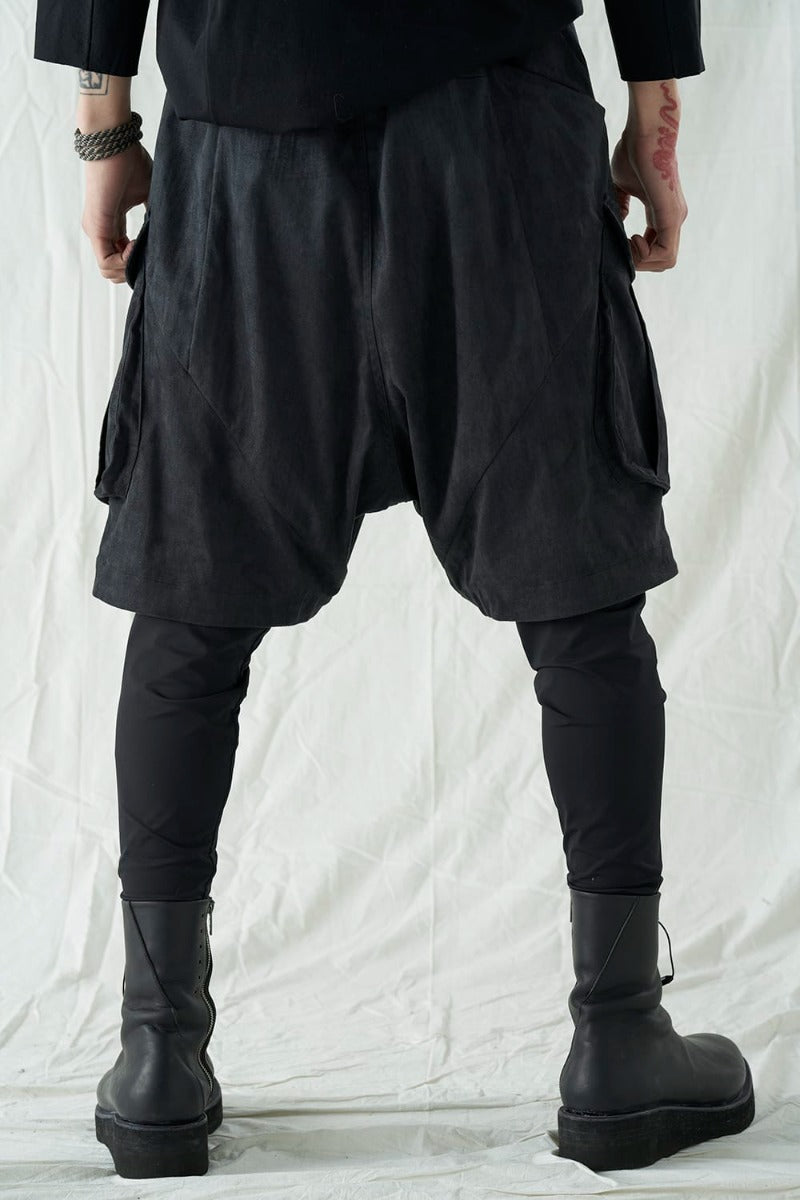 レイヤード パンツ ポリエステル スエード