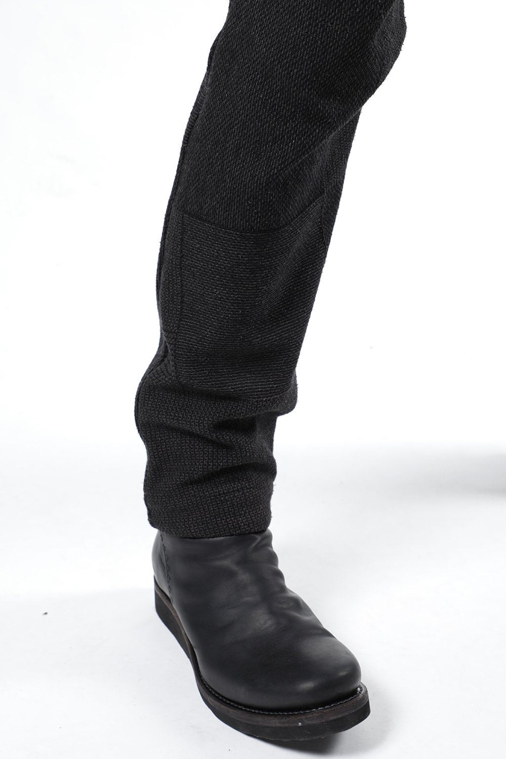 Easy pants wool silk crazy check