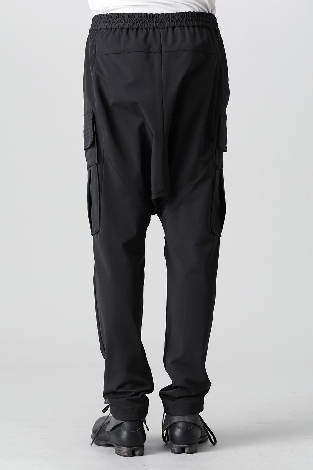 Cargo drop crotch pants stretch dryskin