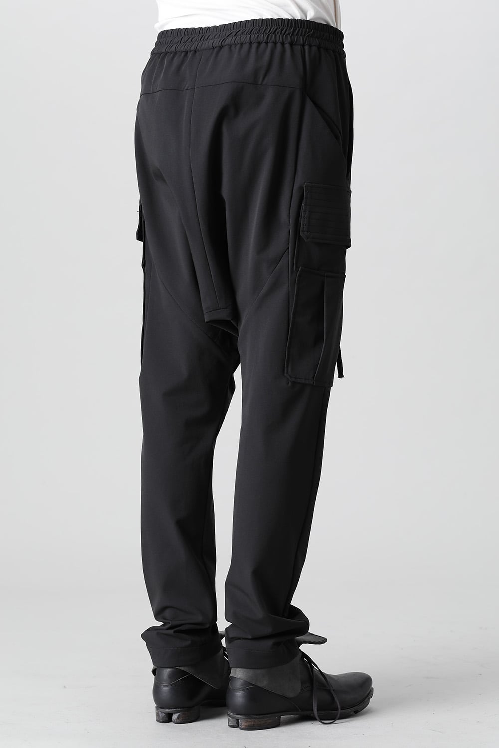 Cargo drop crotch pants stretch dryskin