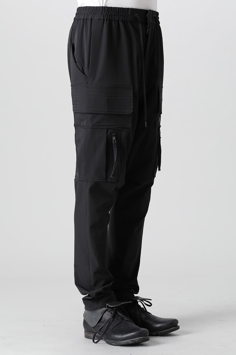 Cargo drop crotch pants stretch dryskin