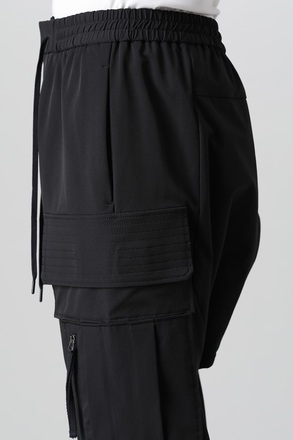 Cargo drop crotch pants stretch dryskin