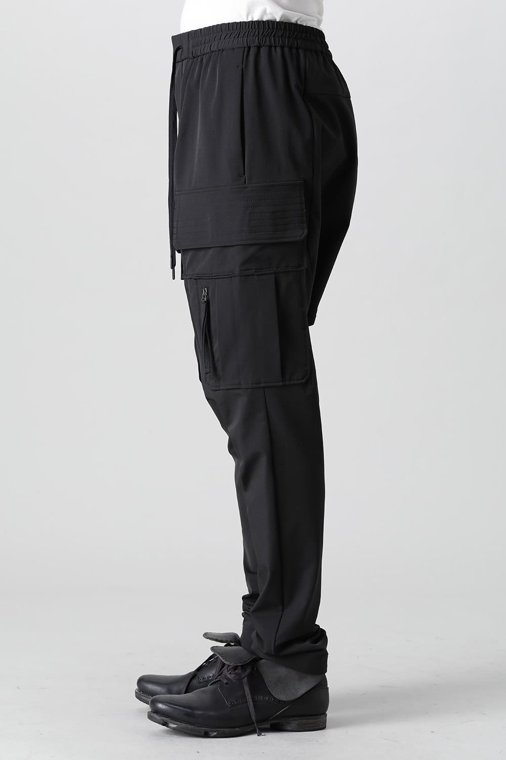 Cargo drop crotch pants stretch dryskin