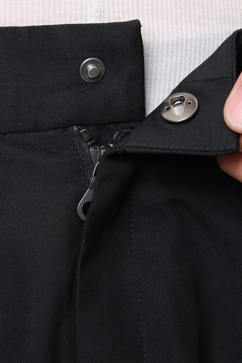 クロップド パンツ ハイ デンシティ シルク