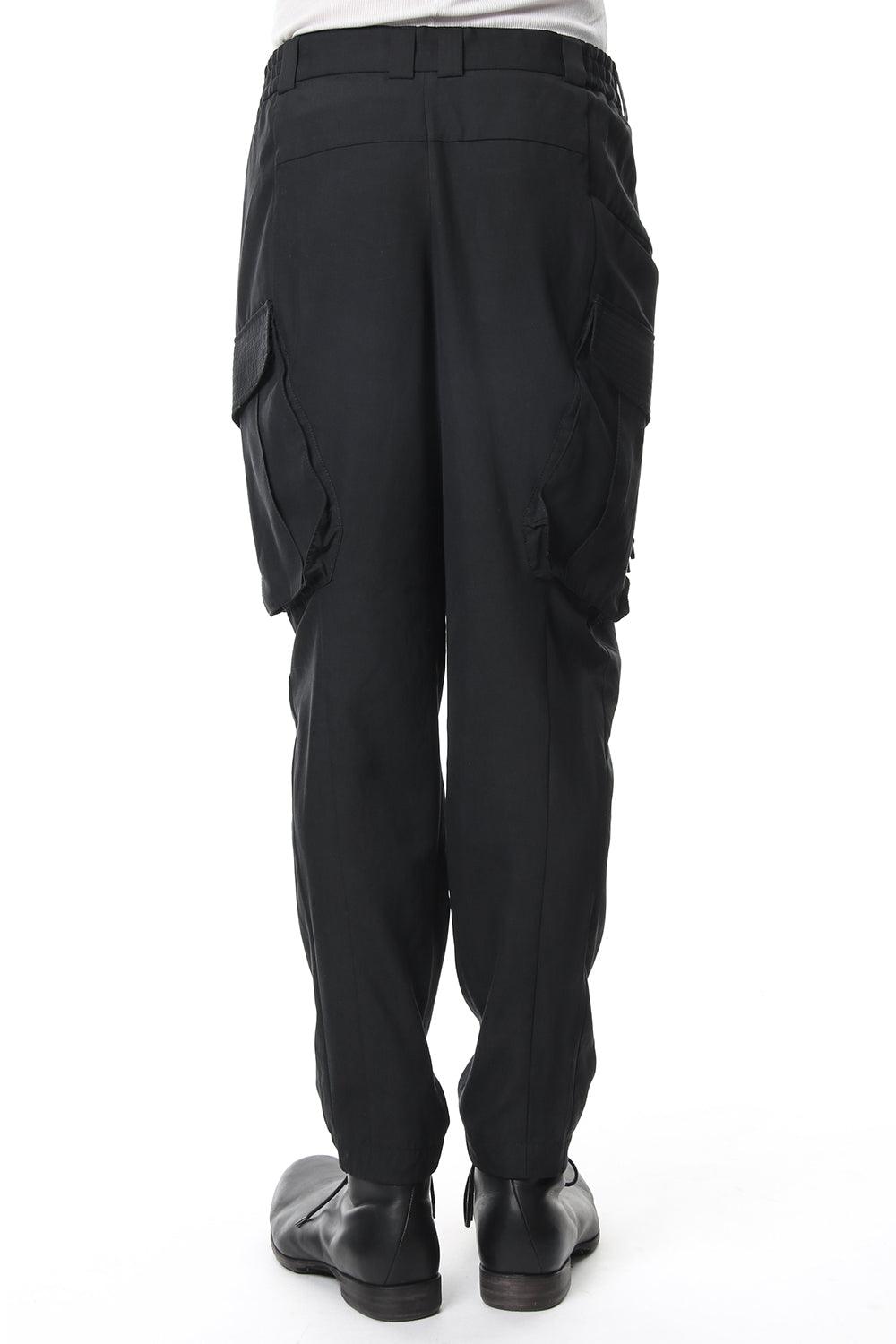 クロップド パンツ ハイ デンシティ シルク