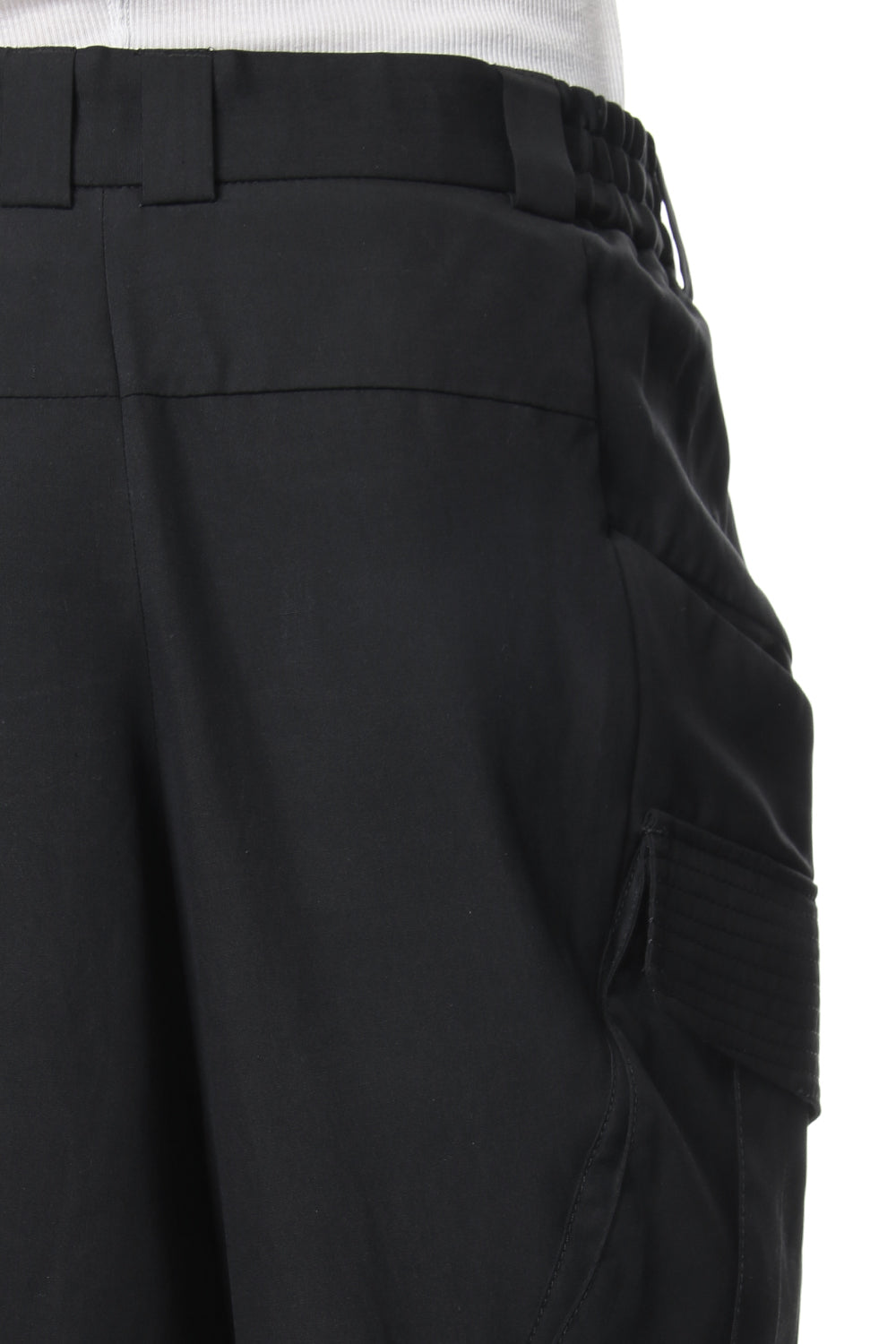 クロップド パンツ ハイ デンシティ シルク