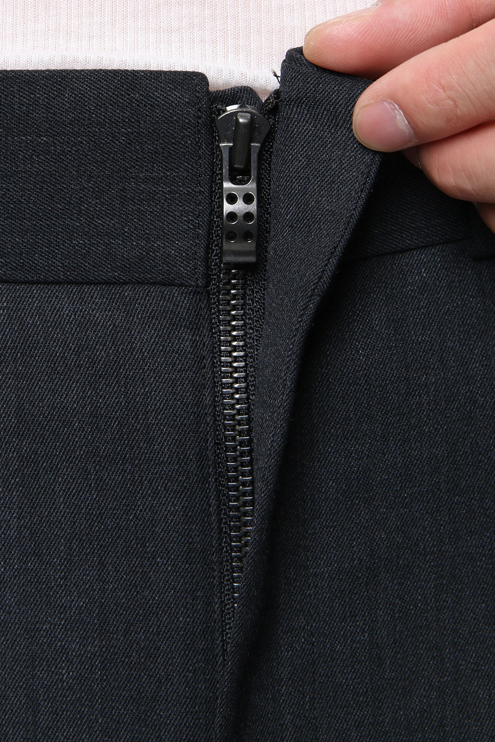 Cropped Pants Wool Gabardine