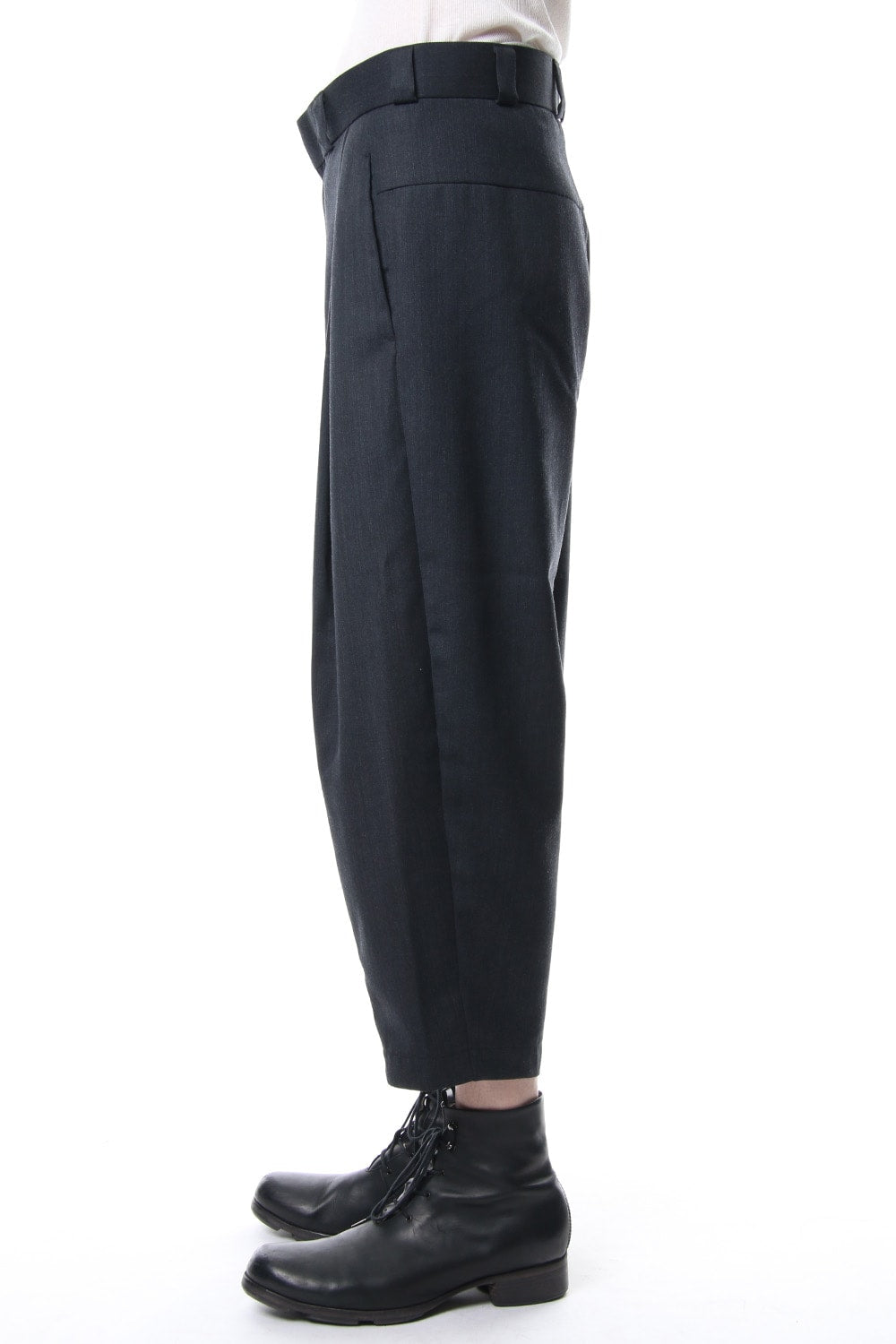 Cropped Pants Wool Gabardine