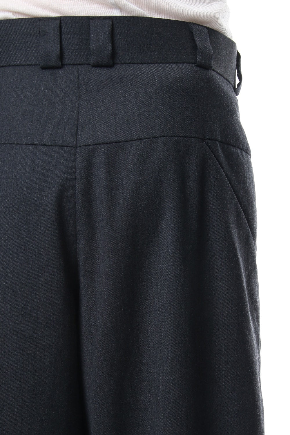 Cropped Pants Wool Gabardine