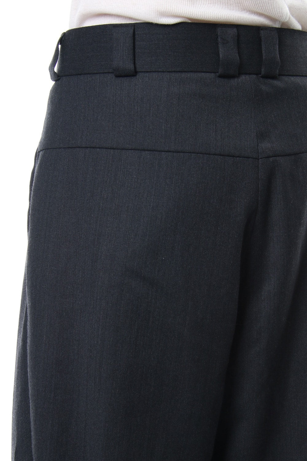 Cropped Pants Wool Gabardine